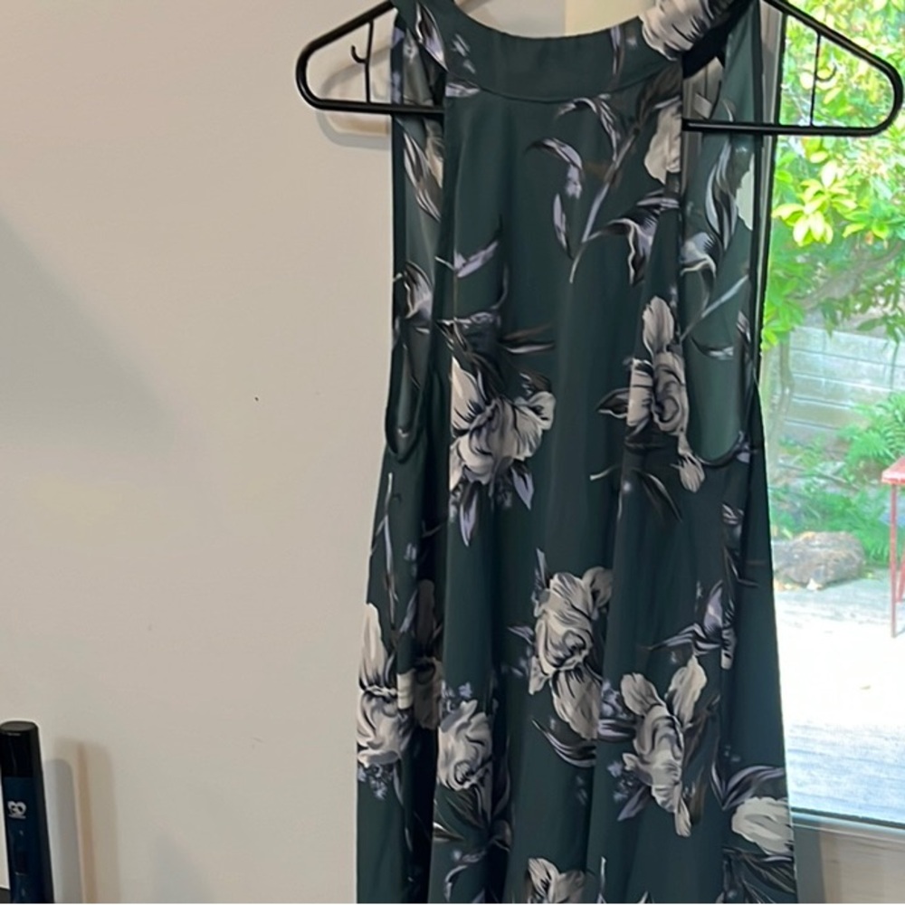 Tobi Green Halter Sundress Midi